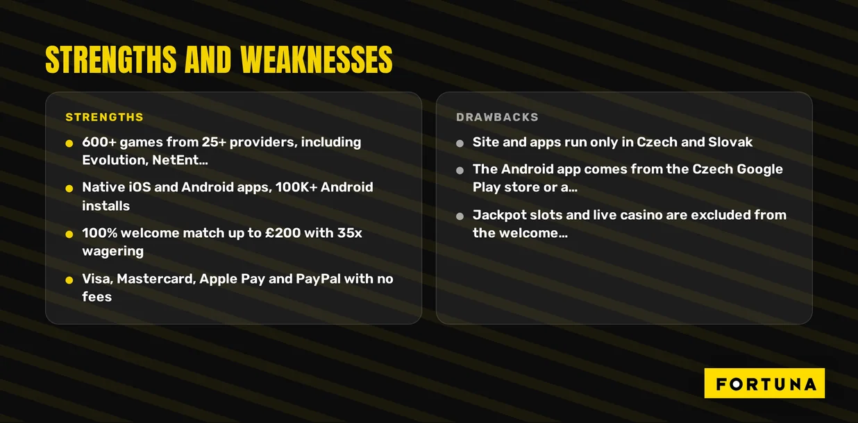 Spot pros cons overview.