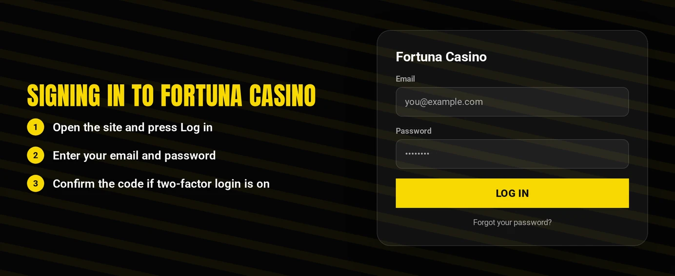 Enter login credentials now.